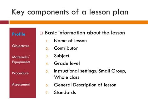What Are Key Components Of A Lesson Plan Complete Literature 2023