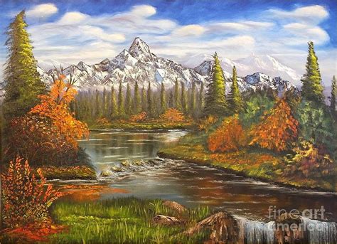 Autumn Mountains Painting By Christopher Vidal