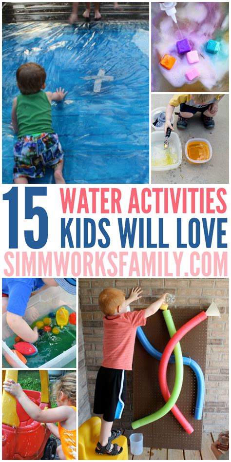 15 Water Activities For Kids A Crafty Spoonful