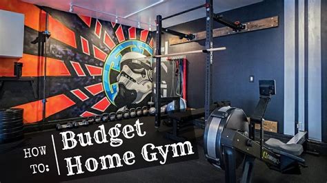 HOW to BUILD a BUDGET HOME GYM! - YouTube