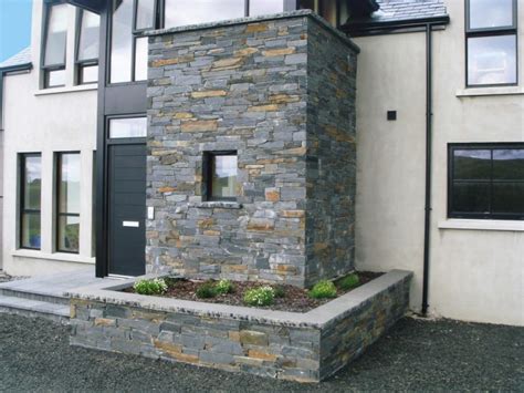 Donegal Slate Porch With Planter Coolestone Stone Importers Suppliers