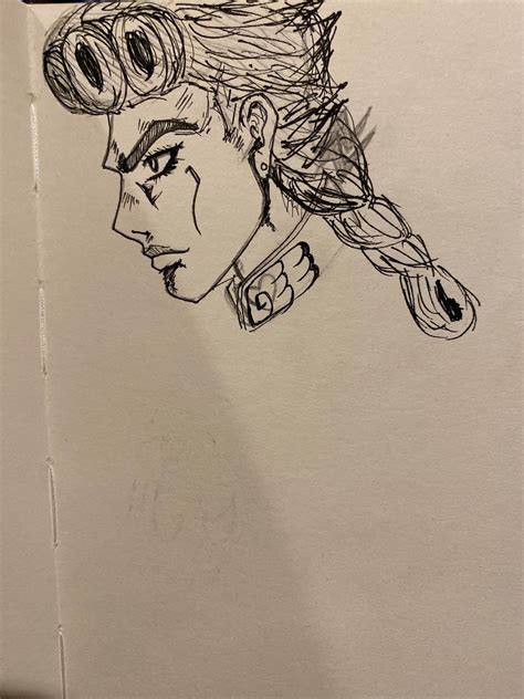Tried Drawing Giorno Fanart Stardustcrusaders