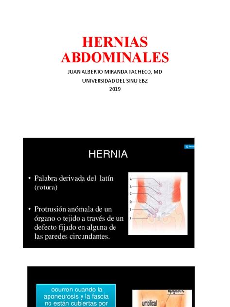 Hernias Abdominales Pdf Abdomen Examen Físico