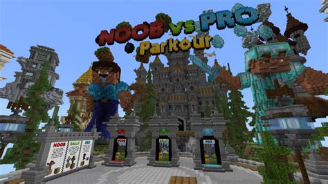 Parkour Noob Vs Pro By Waypoint Studios Minecraft Marketplace Map