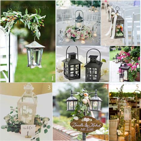 2017 Wedding Invitations Trends Metal Lanterns As Decor