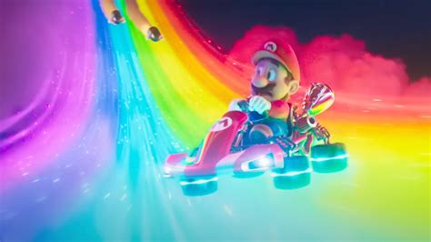 Super Mario Bros Movie Final Trailer Features Rainbow Road From Mario Kart