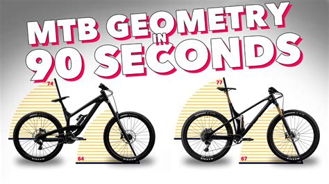 Mountain Bike Geometry Explained In 90 Seconds Youtube