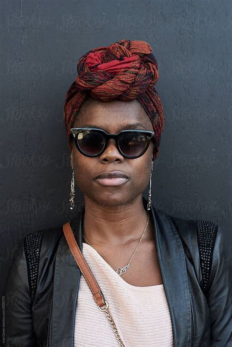 Portrait Of Serious Black African Woman By Stocksy Contributor Ivan