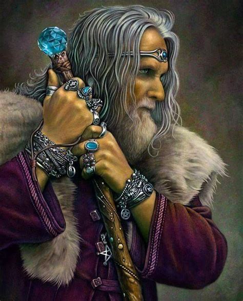 Wizard Celtic Fantasy Art Celtic Gods Celtic Myth