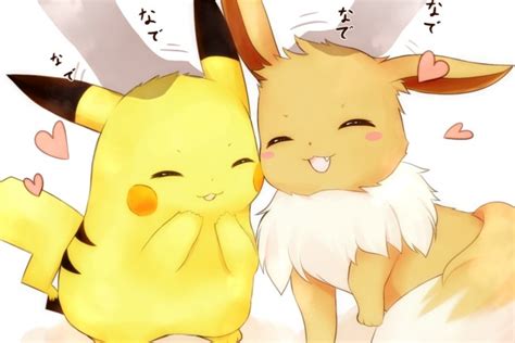 Home wallpapers images quotes trivia polls similar clubs 1,478 fans. Wallpaper Pikachu, Eeve, Cute, Pokemon - WallpaperMaiden