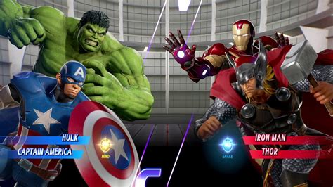 Marvel Vs Capcom Infinite Hulk And Captain America Vs Iron Man And
