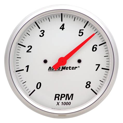 Auto Meter® 1399 Arctic White Series 5 In Dash Tachometer Gauge 0