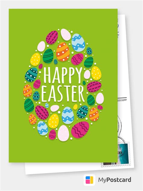 Happy Easter Eastereggs Happy Easter Cards 🐰🐤🎁 Send Real Postcards