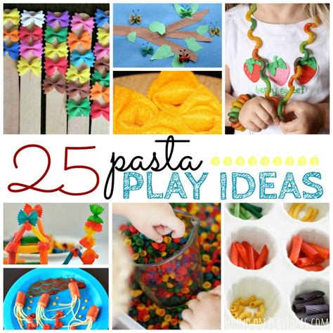 25 Pasta Play Ideas For Toddlers