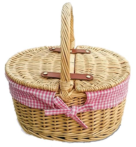 Free shipping on orders of $35+ and save 5% every day with your target redcard. Child's Picnic Basket Pink Gingham Lined - Baskets