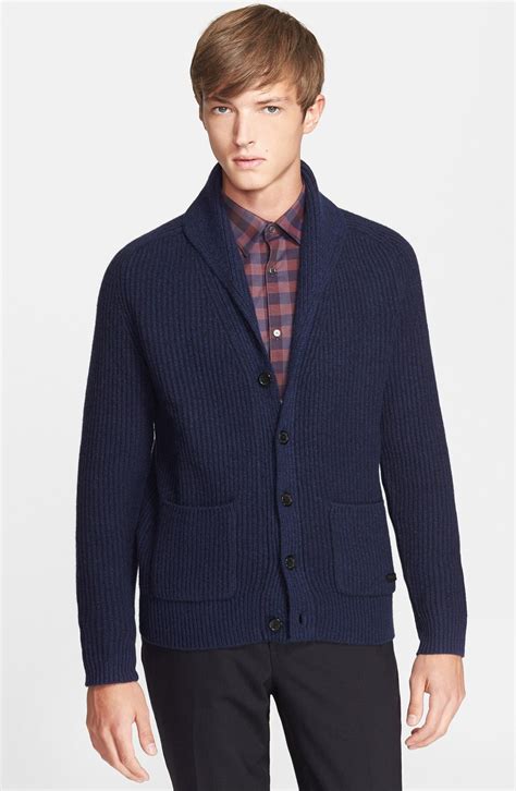Burberry London Shawl Collar Cashmere And Wool Cardigan Nordstrom