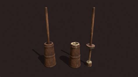Medieval Butter Churn With Butter Buy Royalty Free 3d Model By Getdeadentertainment [63f5f83