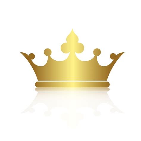Fantasía vectorial de dibujos animados icono de oro corona de la princesa, aislado en blanco, activo juego trofeo. Crown symbol with Gold Color isolate on white background ...