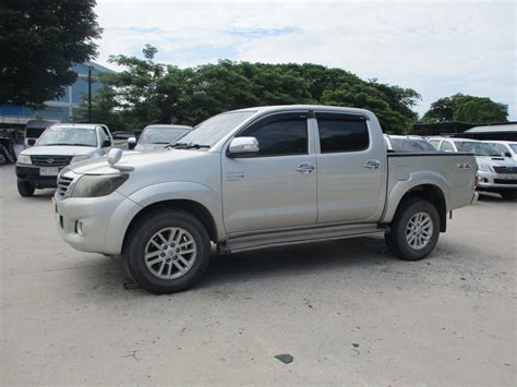 2012 Vigo 4wd 30g At Double Cab Silver 3954 Toyota Used Cars