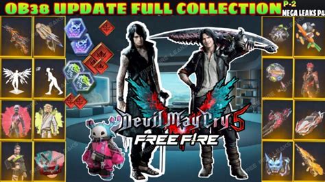 OB Update Full Collection FF X Devil May Cry Evo G Vs Evo Thompson Free Fire Leaks