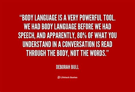 Women are better at reading body language everywhere in the world. Quotes about Body Language (184 quotes)