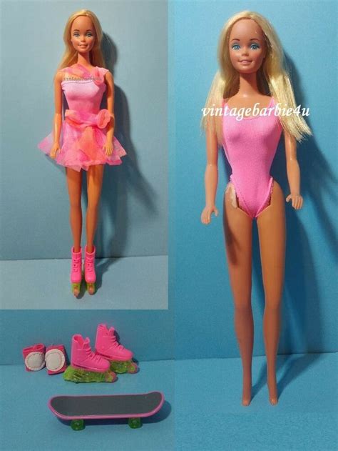 Vintage Sun Lovin Malibu Barbie Doll With Peek A Boo Tan Lines Bl W