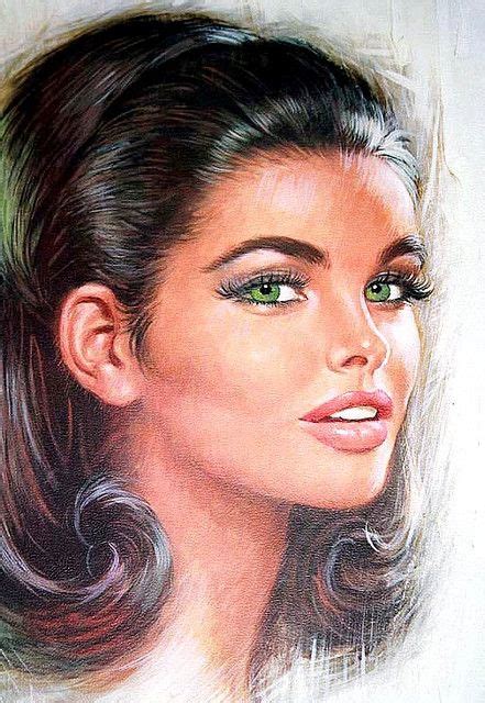 Woman With Beautiful Green Eyes Portraits Portrait Painting Painting
