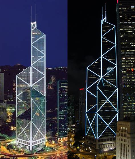 Illuminating Hong Kongs Bank Of China Tower China Urban Development Blog