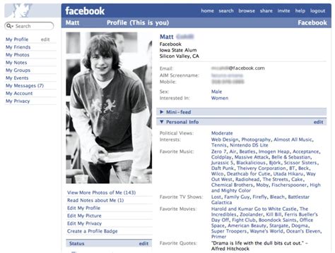20 Years Of Facebook Website Design History 33 Images Version Museum