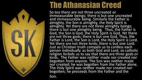 For the majority of its existence, the band consisted of lead vocalist scott stapp, guitarist and vocalist mark tremonti. The Athanasian Creed - YouTube