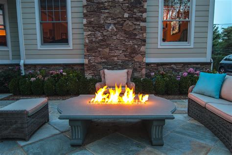 The fire pit in the case of this house situated in a rural area in canada was built into the ground. New Outdoor Fire Pit & Fireplace- Bergen County NJ