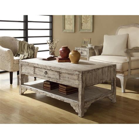 Mixed Taupe Reclaimed Wood Long Accent Table Free Shipping Today