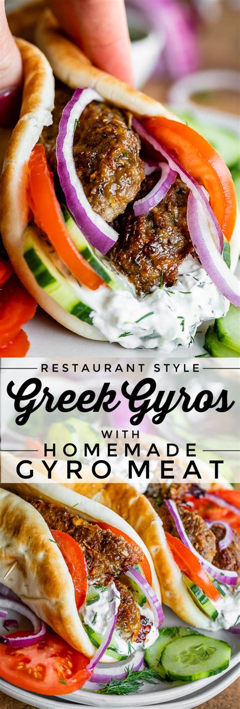 Greek Gyro Recipe With Homemade Gyro Meat From The Food Charlatan Make