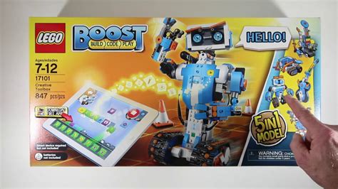 Lego Boost Unboxing Lego Boost Creative Toolbox 17101 Fun Robot