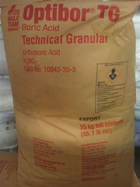 However, some of its behaviour towards some chemical reactions suggest it to be tribasic acid in the brønsted sense as well. H3BO3 - ACID BORIC 99%- BORIC MỸ - Hóa Chất Đại Việt