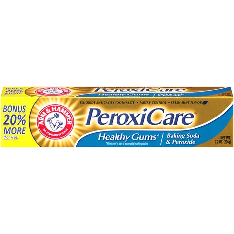 Arm And Hammer Healthy Gums Baking Soda And Peroxide Fresh Mint Peroxicare