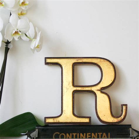 Vintage R Letters By Bonnie And Bell
