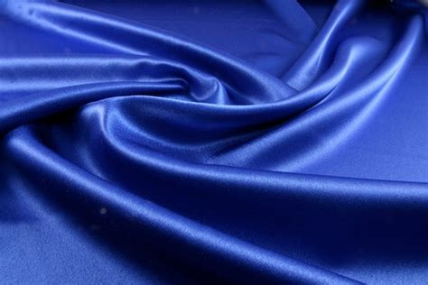 Silk Satin Fabric Royal Blue Silk Supplies Fabric By Yard Silk Etsy