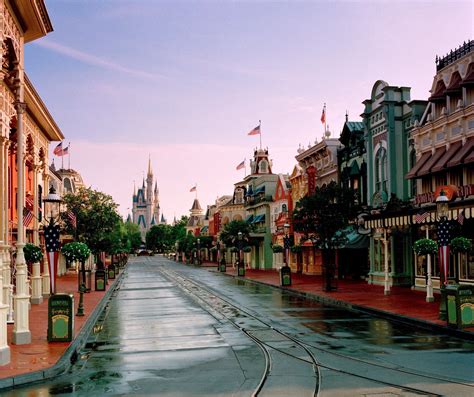 Main Street Magic Kingdom Wdw Main Street Usa All Disney Parks Walt