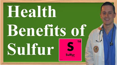 The Health Benefits Of Sulfur Youtube