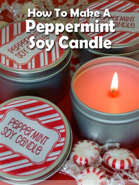Peppermint Soy Candle In A Tin Also Can Put In A Holiday Stemless