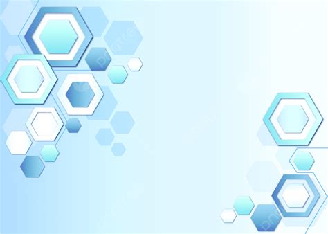 Background Latar Belakang Hexagon Biru Sederhana Untuk Bisnis