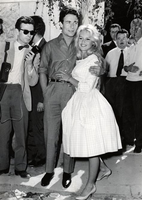 brigitte bardot and jacques charrier on their wedding day june 18th 1959 jacques charrier