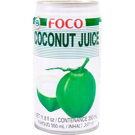 Foco Coconut Juice 350ml Young Thai Coconut Juice