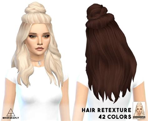 Sims 4 Hairs Miss Paraply Vellichor Hairstyle Retextured