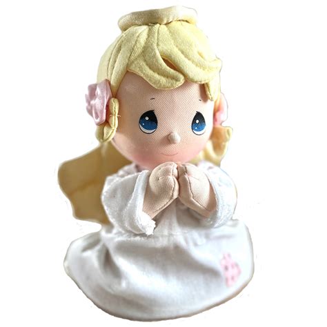 Vintage Precious Moments 9 Baby Girl Angel Plush Prayer Pal Doll Soft