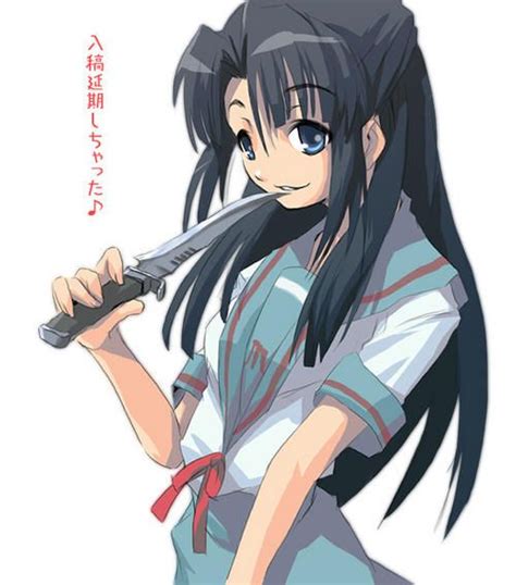 Anime Girl With A Knife ×funwithknifesanime× Pinterest