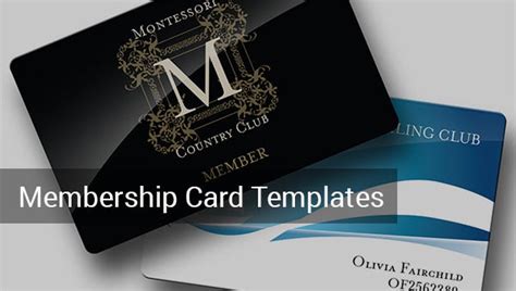 Once you've wrapped up your design, download and save your id card as a pdf, png or jpg. 35+ Membership Card Designs & Templates | Free & Premium ...