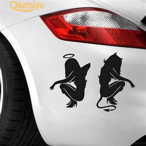 Buy Waterproof Sexy Angel And Devil Girl Car Sticker At Affordable