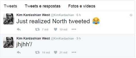 Ego North West De 2 Anos Faz Seu Primeiro Tweet E Kim Kardashian